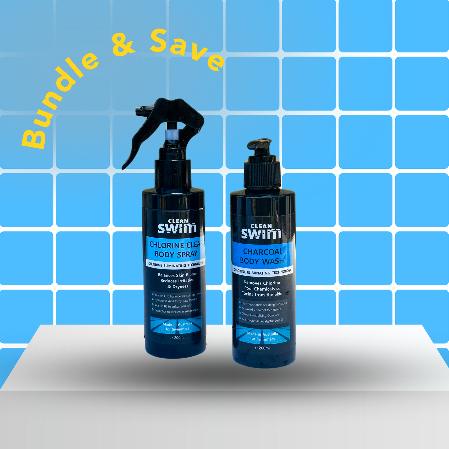 Swimmer's Body Care Bundle | Wash + Spray