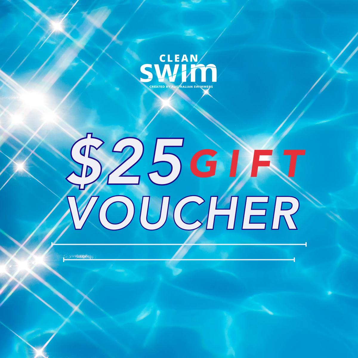 $25 Clean Swim Gift Voucher