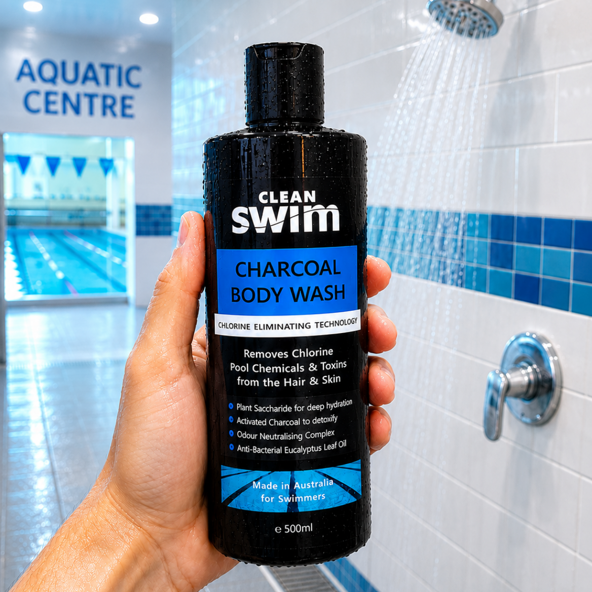 Activated Charcoal Body Wash 500ml | Chlorine Removal