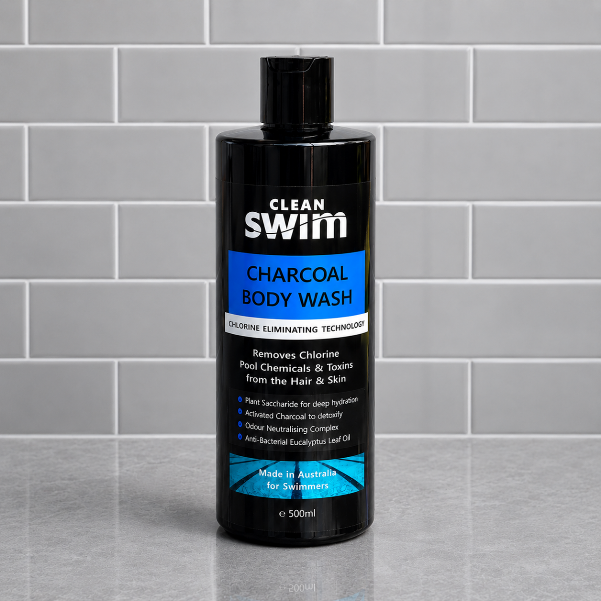 Activated Charcoal Body Wash 500ml | Chlorine Removal